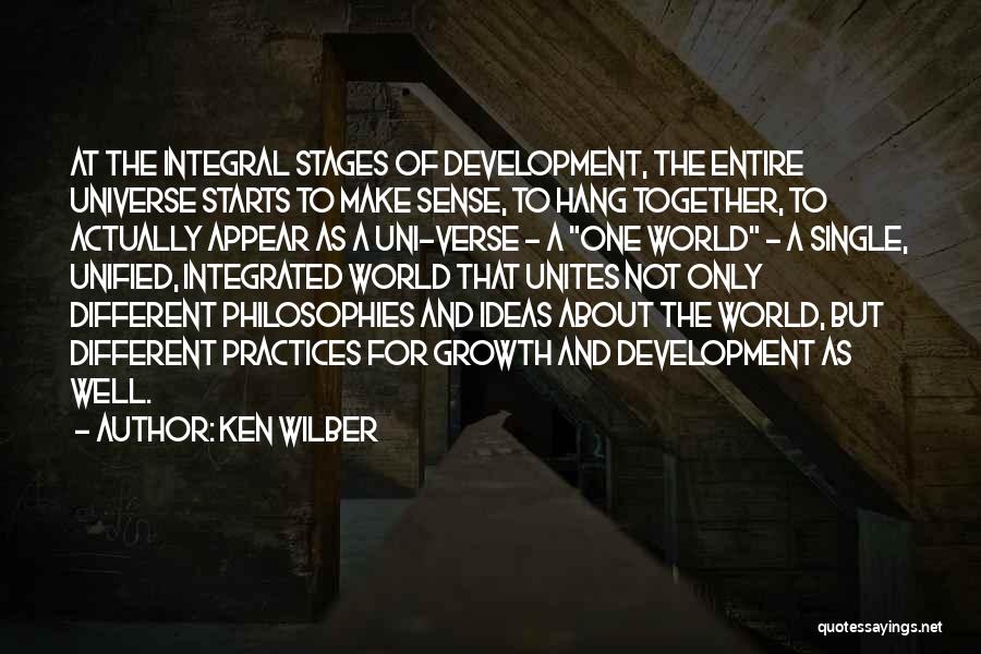 Different But Together Quotes By Ken Wilber