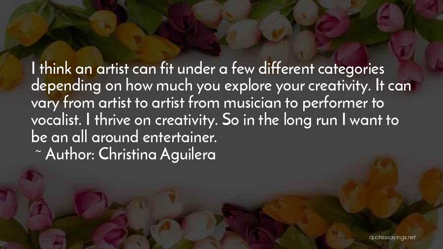 Different Categories Quotes By Christina Aguilera