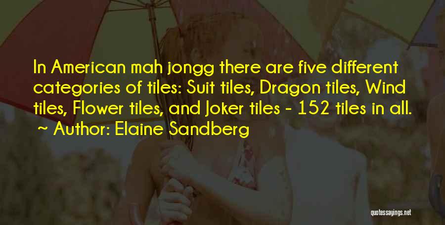 Different Categories Quotes By Elaine Sandberg