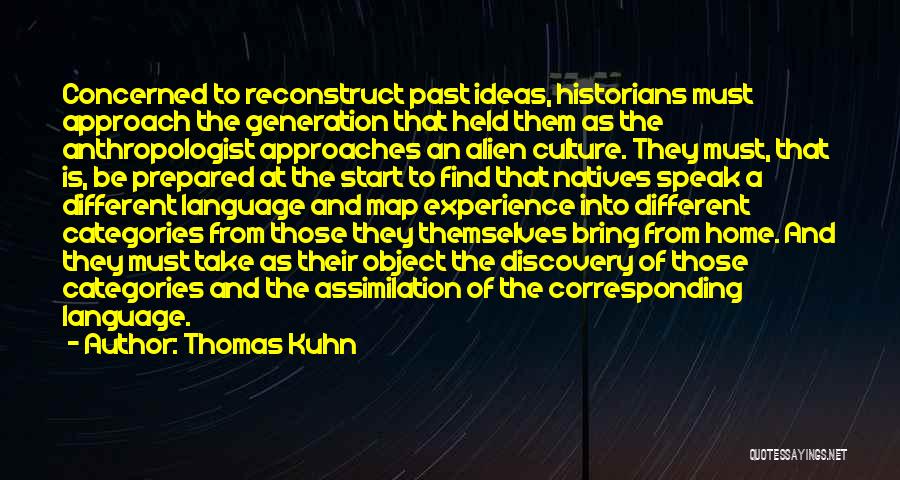 Different Categories Quotes By Thomas Kuhn