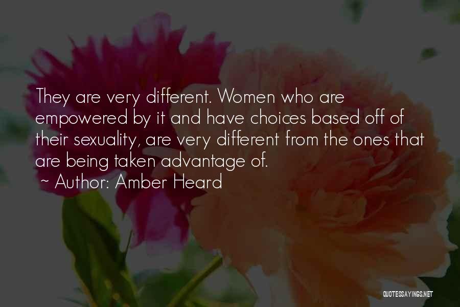 Different Choices Quotes By Amber Heard