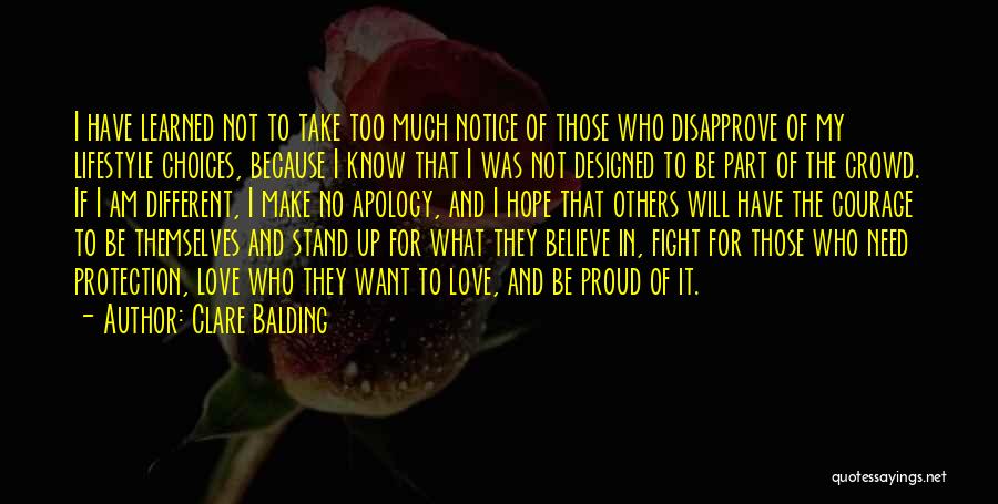 Different Choices Quotes By Clare Balding