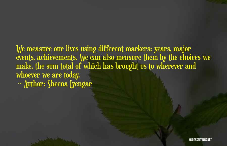 Different Choices Quotes By Sheena Iyengar