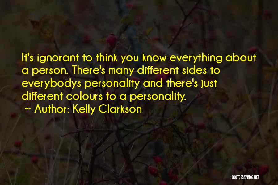 Different Colours Of Life Quotes By Kelly Clarkson