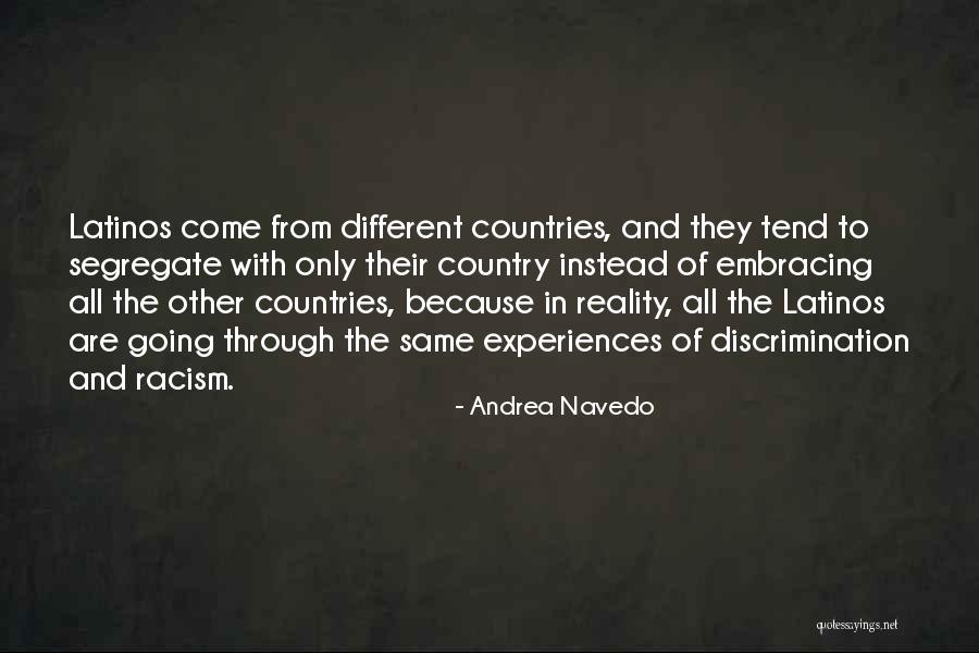 Different Countries Quotes By Andrea Navedo