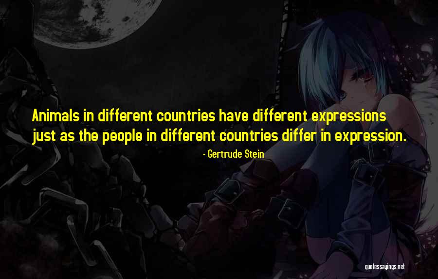 Different Countries Quotes By Gertrude Stein Different Countries Quotes By Gertrude Stein