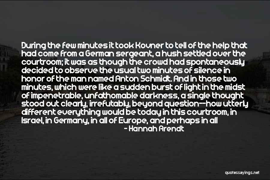 Different Countries Quotes By Hannah Arendt