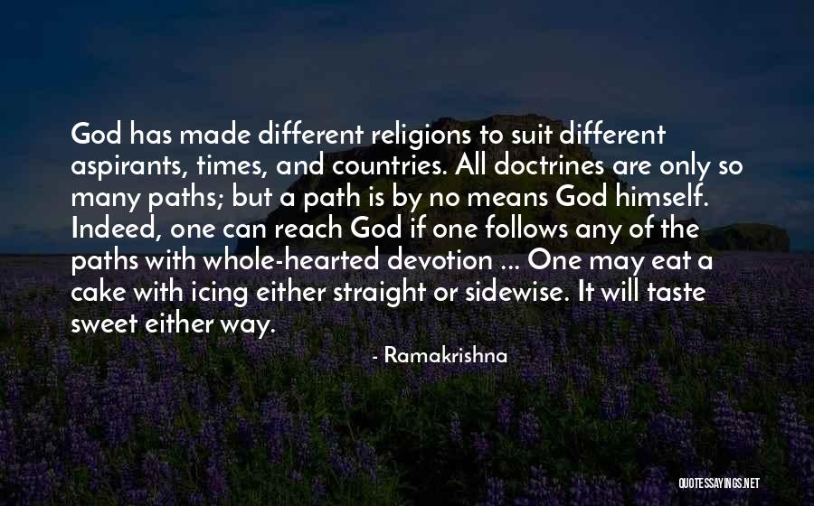 Different Countries Quotes By Ramakrishna