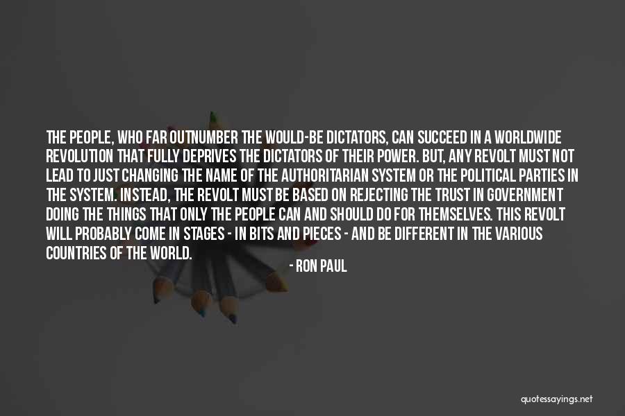 Different Countries Quotes By Ron Paul