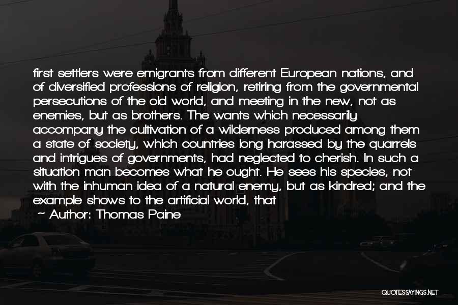 Different Countries Quotes By Thomas Paine
