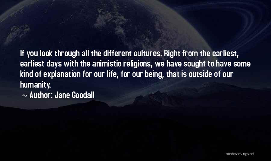 Different Cultures Quotes By Jane Goodall