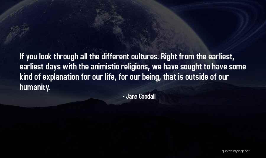 Different Cultures Quotes By Jane Goodall