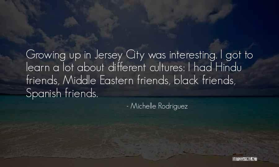 Different Cultures Quotes By Michelle Rodriguez