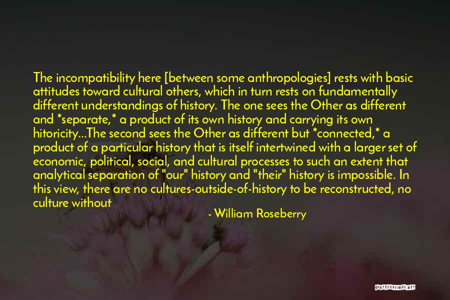 Different Cultures Quotes By William Roseberry