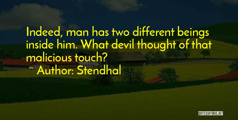 Different Devil Quotes By Stendhal