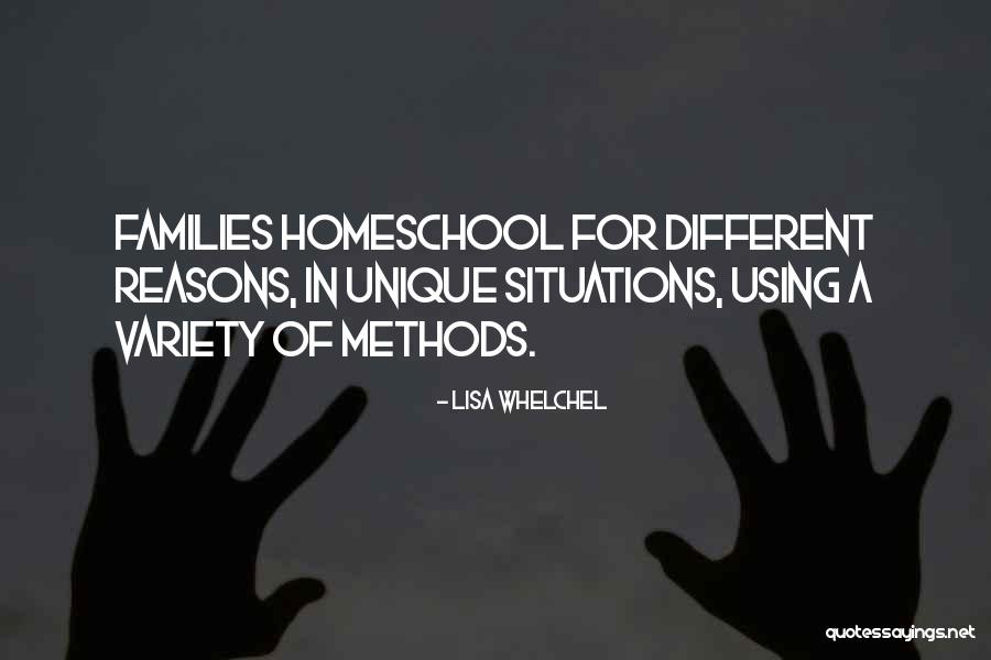 Different Different Methods Quotes By Lisa Whelchel