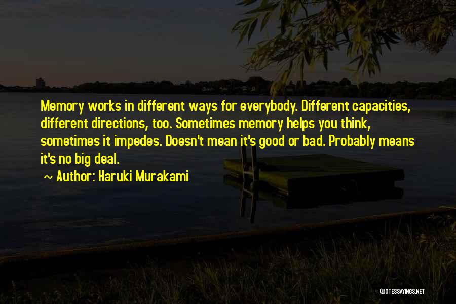 Different Directions Quotes By Haruki Murakami
