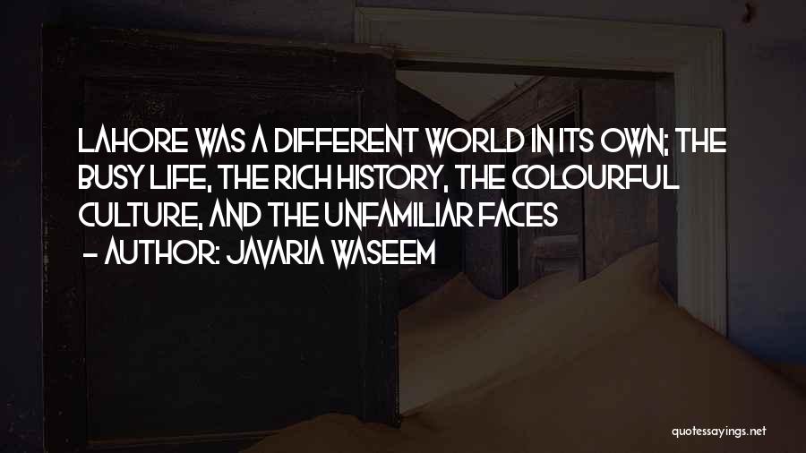 Different Faces Quotes By Javaria Waseem