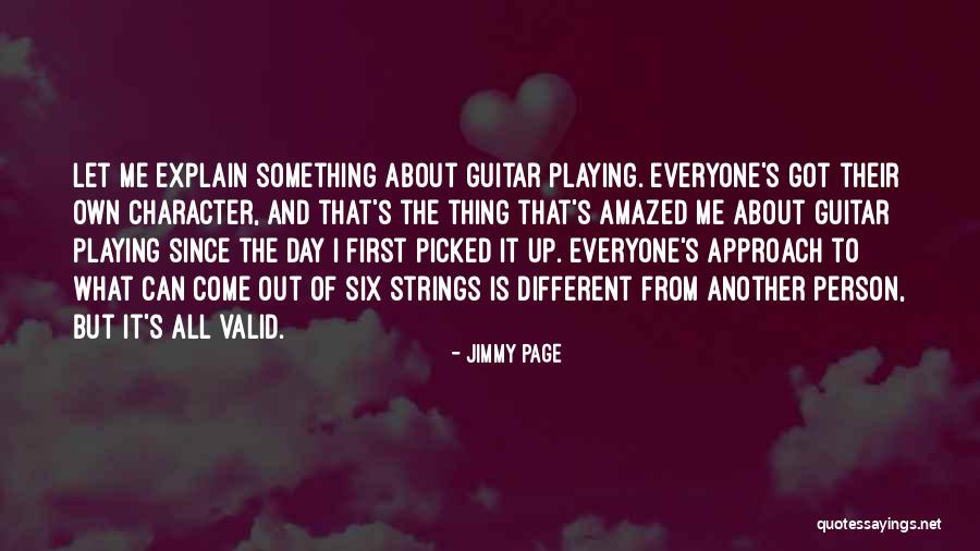 Different From Everyone Quotes By Jimmy Page