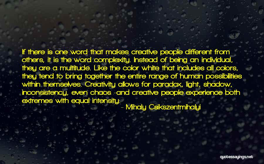 Different From The Others Quotes By Mihaly Csikszentmihalyi Different From The Others Quotes By Mihaly Csikszentmihalyi