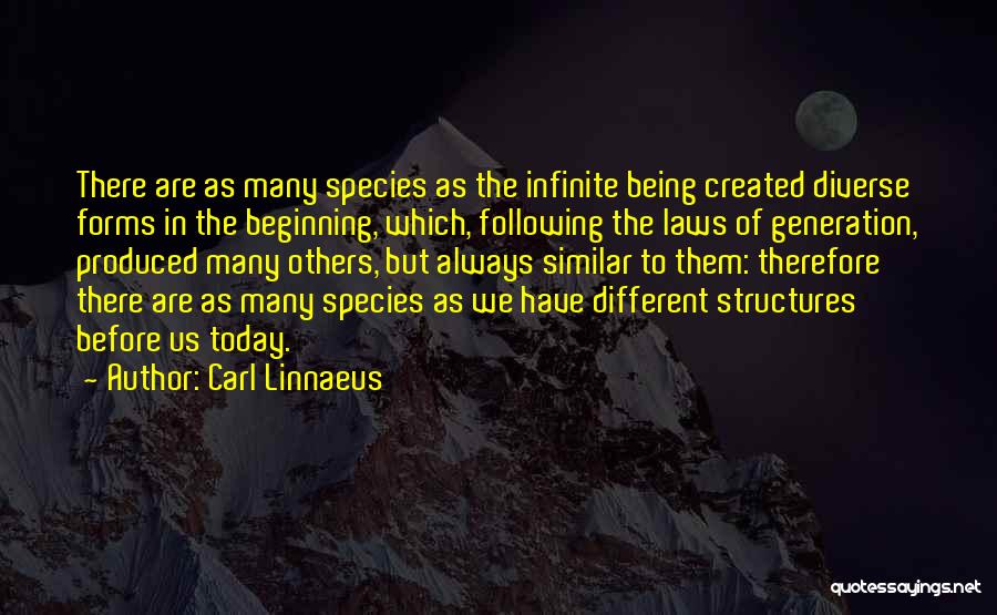 Different Generations Quotes By Carl Linnaeus