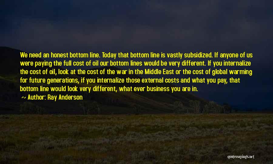 Different Generations Quotes By Ray Anderson