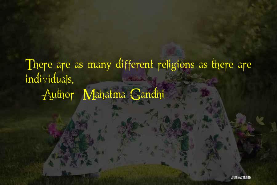 Different Individuals Quotes By Mahatma Gandhi