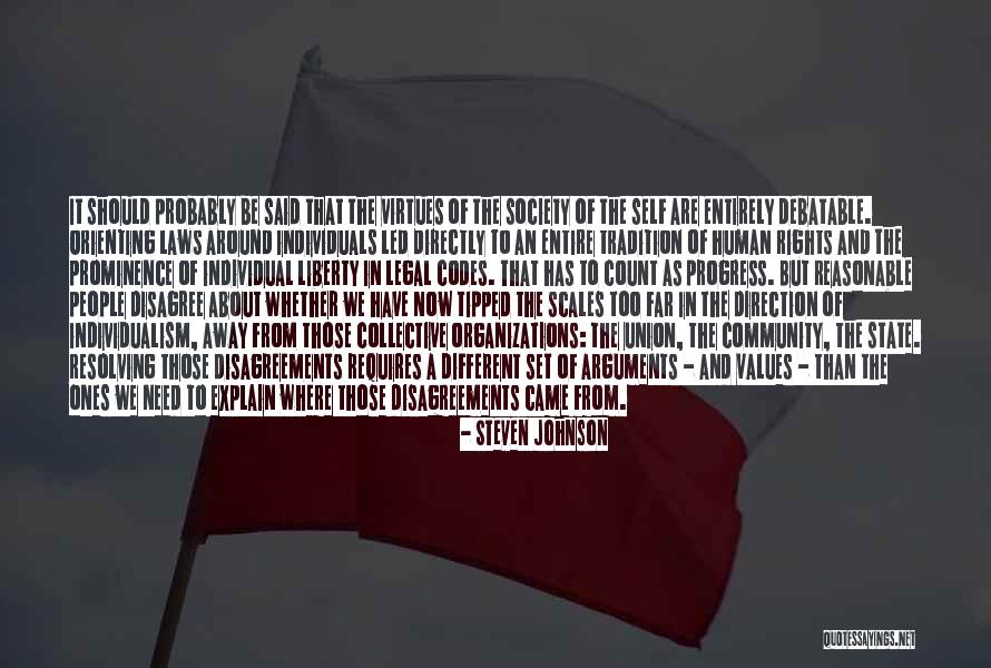 Different Individuals Quotes By Steven Johnson Different Individuals Quotes By Steven Johnson