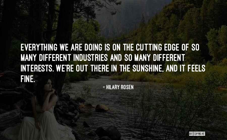 Different Industries Quotes By Hilary Rosen Different Industries Quotes By Hilary Rosen