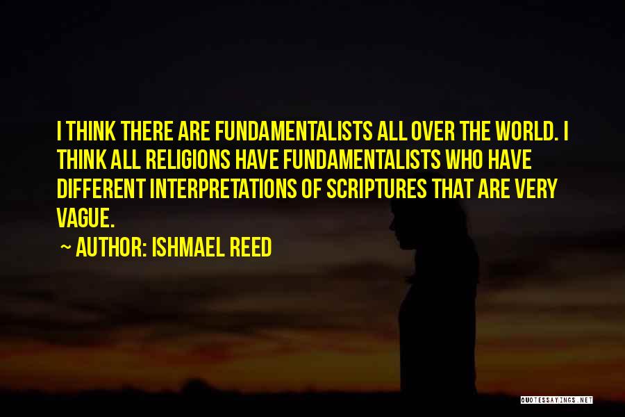 Different Interpretations Quotes By Ishmael Reed