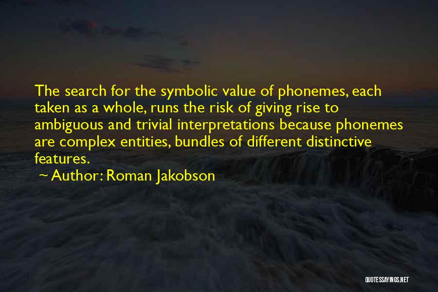 Different Interpretations Quotes By Roman Jakobson