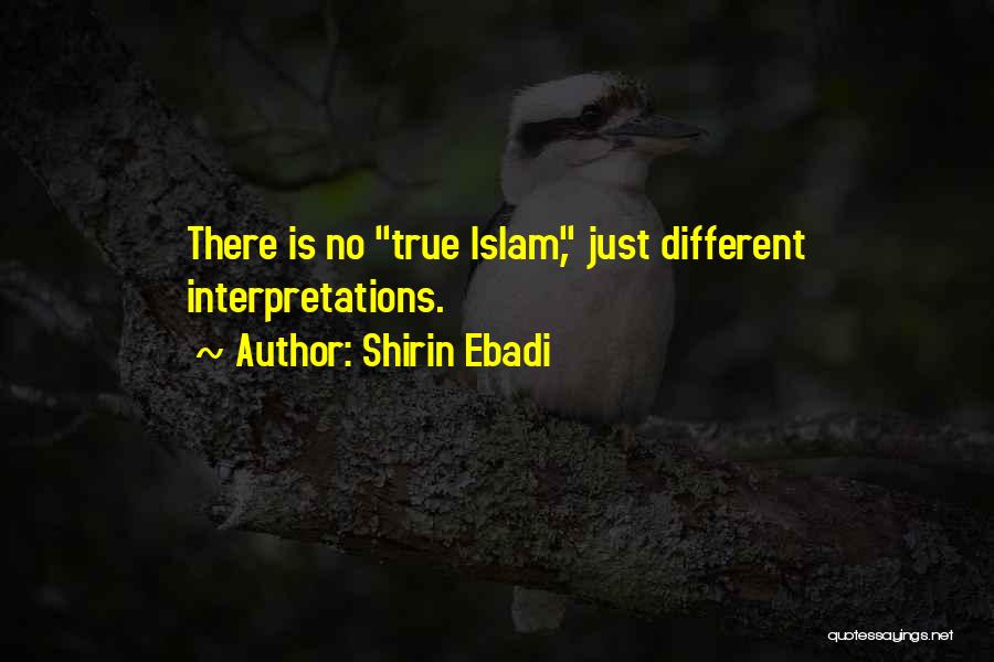 Different Interpretations Quotes By Shirin Ebadi