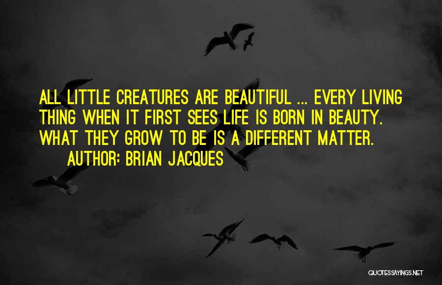 Different Is Beautiful Quotes By Brian Jacques