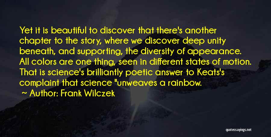 Different Is Beautiful Quotes By Frank Wilczek