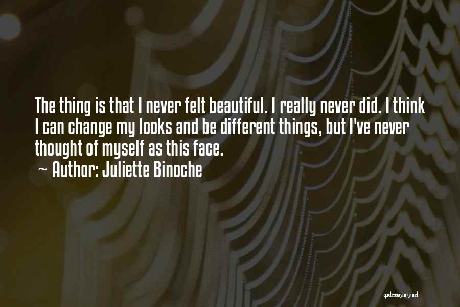 Different Is Beautiful Quotes By Juliette Binoche