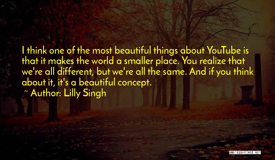 Different Is Beautiful Quotes By Lilly Singh