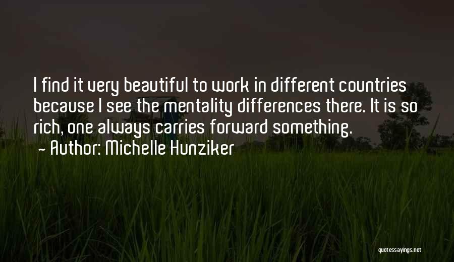 Different Is Beautiful Quotes By Michelle Hunziker