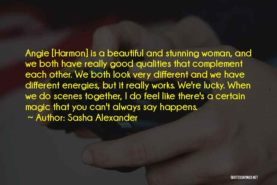 Different Is Beautiful Quotes By Sasha Alexander