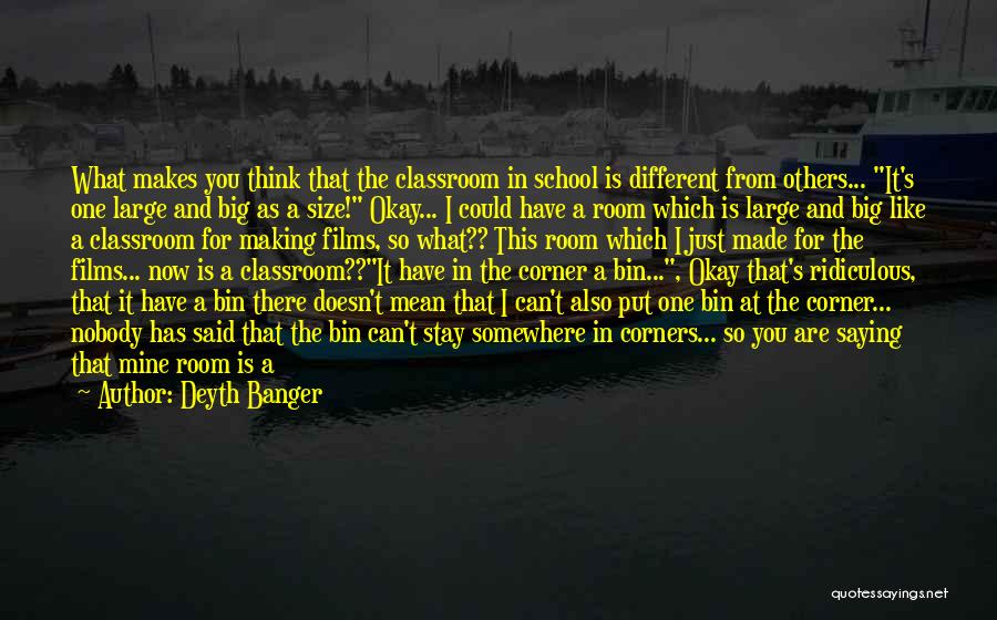 Different Is Okay Quotes By Deyth Banger