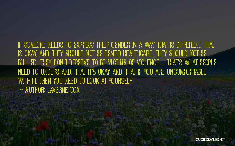 Different Is Okay Quotes By Laverne Cox