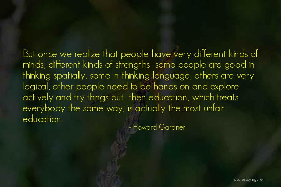 Different Is Quotes By Howard Gardner