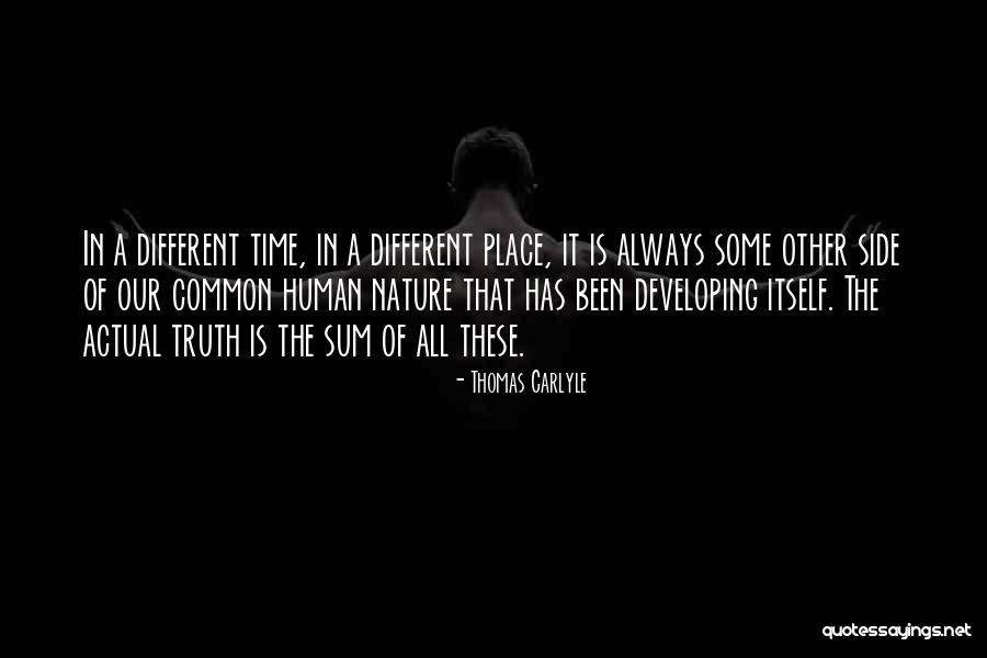 Different Is Quotes By Thomas Carlyle