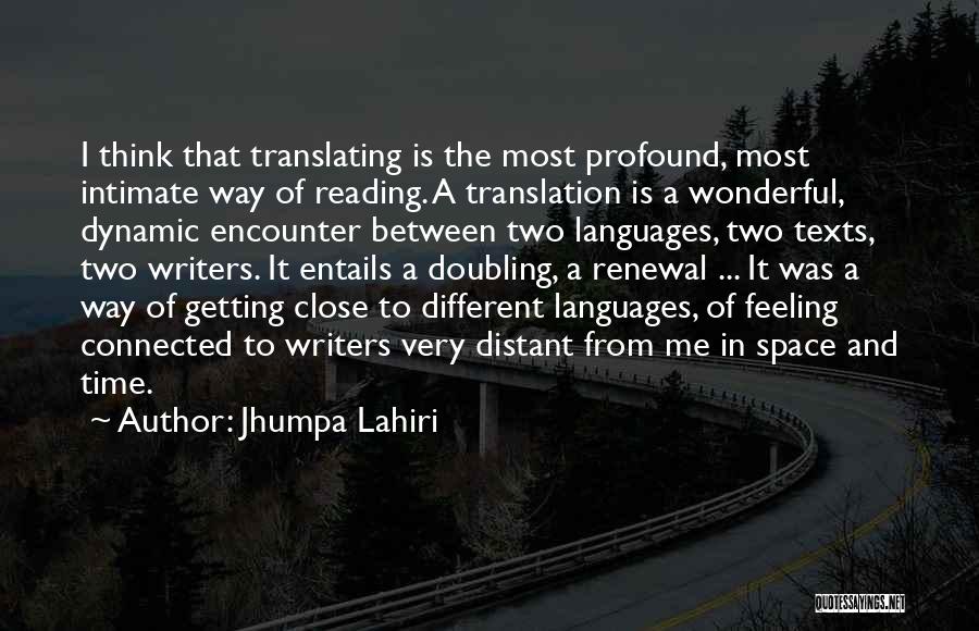 Different Languages Quotes By Jhumpa Lahiri