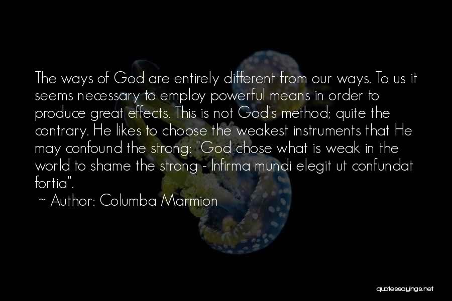 Different Likes Quotes By Columba Marmion