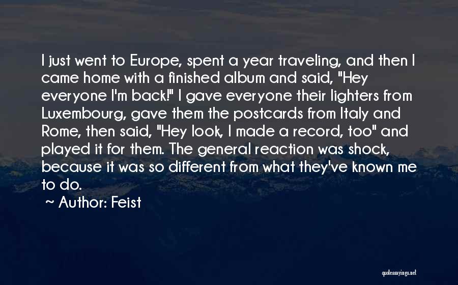 Different Look Quotes By Feist