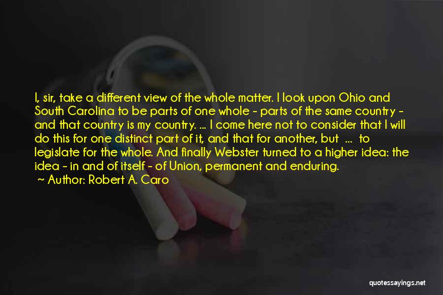 Different Look Quotes By Robert A. Caro