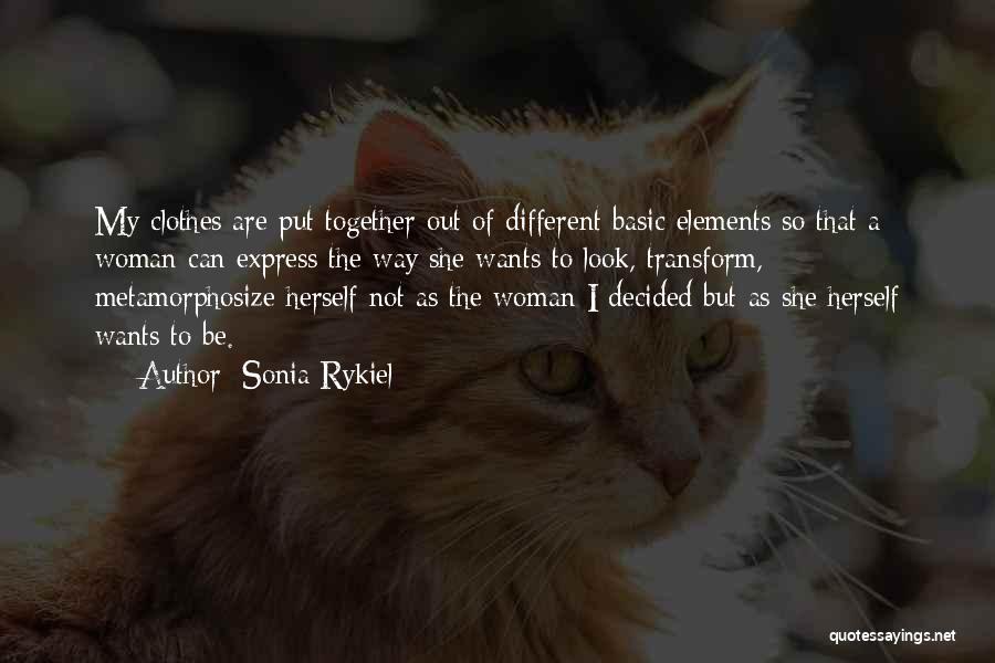 Different Look Quotes By Sonia Rykiel