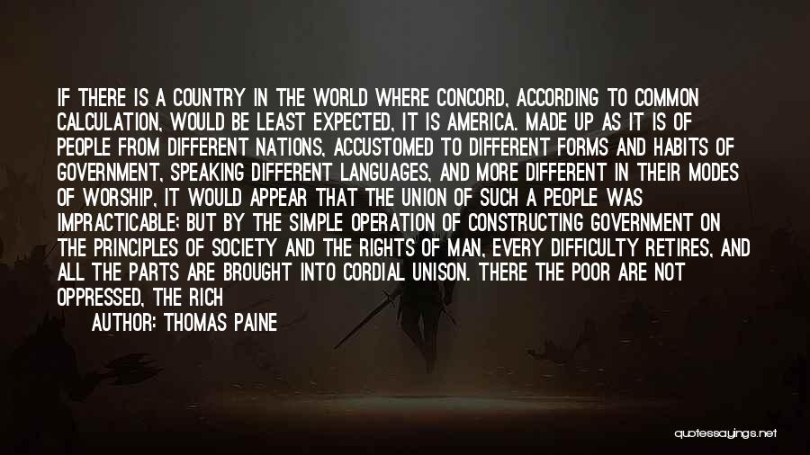 Different Nations Quotes By Thomas Paine