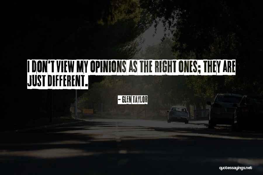 Different Opinions Quotes By Glen Taylor Different Opinions Quotes By Glen Taylor