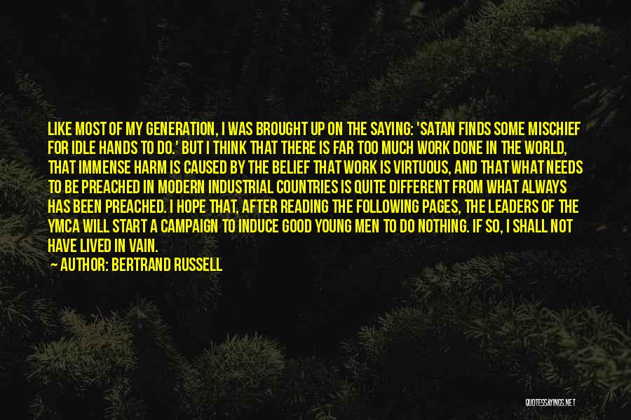 Different Pages Quotes By Bertrand Russell